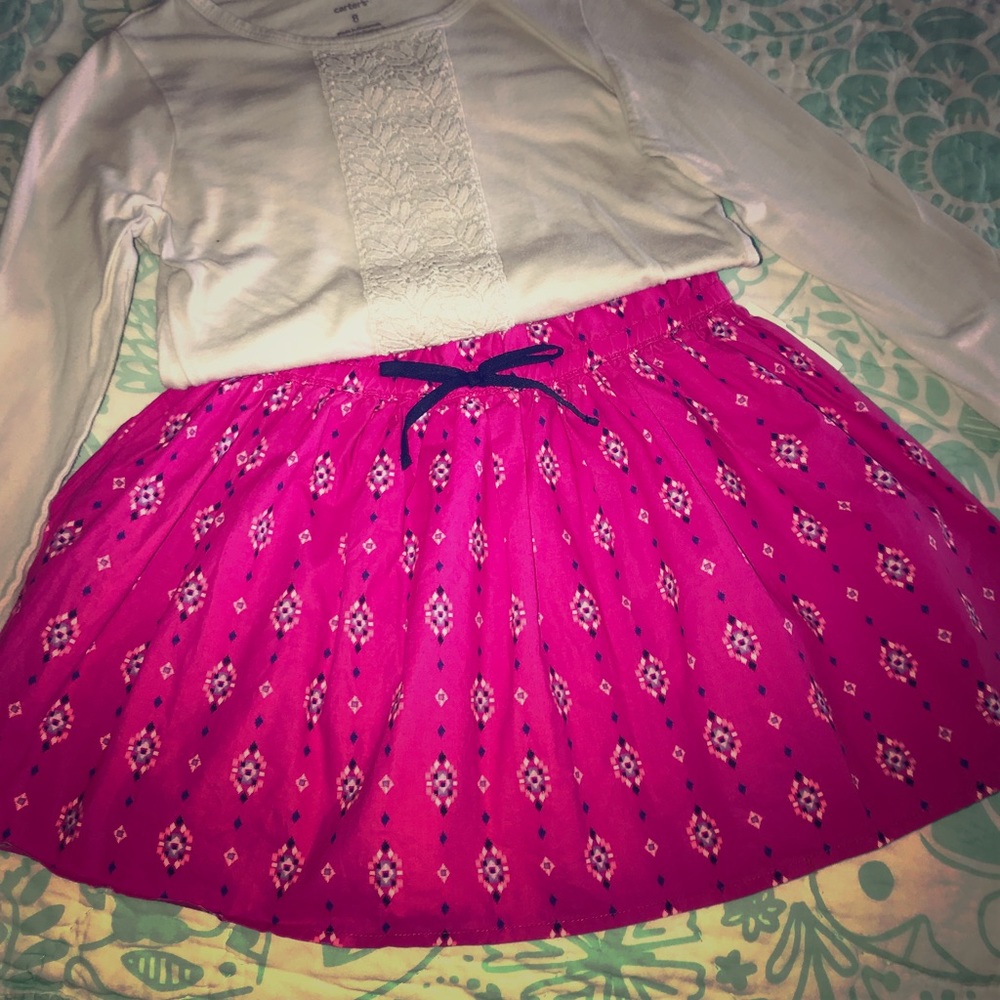 ⭐️ Osh Kosh- Pink Cotton Skirt
